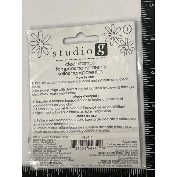 Studio G Clear Stamps Party Invitation Set VS4911 - Picture 3 of 3